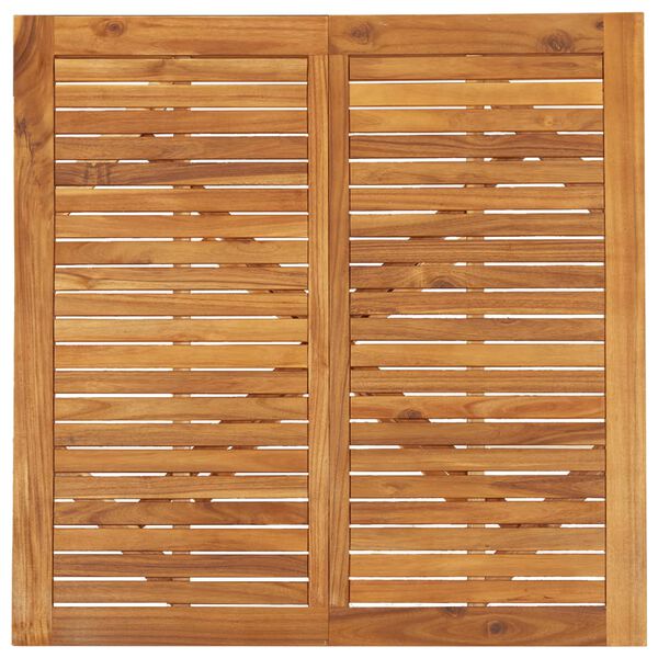 vidaXL Garden Table 110x110x75 cm Solid Wood Acacia
