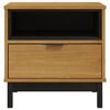 vidaXL Side Table FLAM 50x50x50 cm Solid Wood Pine