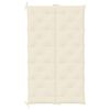 vidaXL Garden Bench Cushion Cream White 180x(50+50)x7cm Oxford Fabric