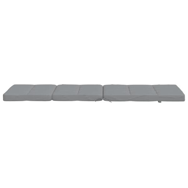 vidaXL Deck Chair Cushions 2 pcs Grey Oxford Fabric