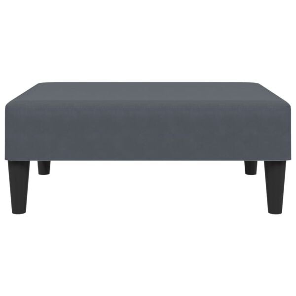 vidaXL 2 Piece Sofa Set with Pillows Dark Grey Velvet