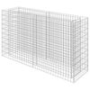 vidaXL Gabion Raised Bed Galvanised Steel 180x50x100 cm