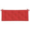 vidaXL Garden Bench Cushions 2pcs Red 120x50x7cm Oxford Fabric