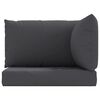 vidaXL Pallet Cushions 3 pcs Anthracite Oxford Fabric
