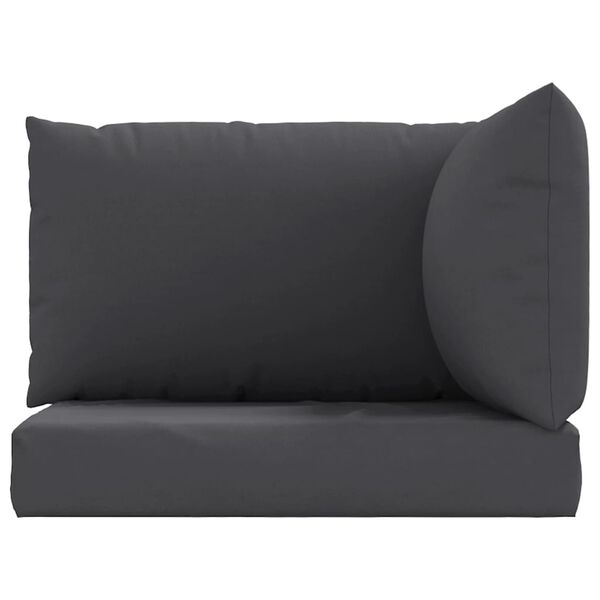 vidaXL Pallet Cushions 3 pcs Anthracite Oxford Fabric