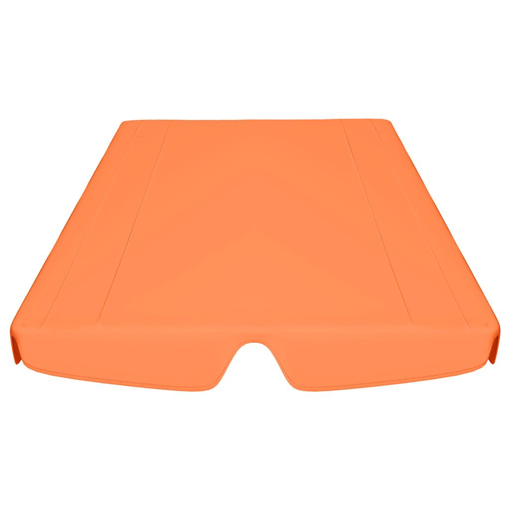 vidaXL Replacement Canopy for Garden Swing Orange 150/130x105/70 cm
