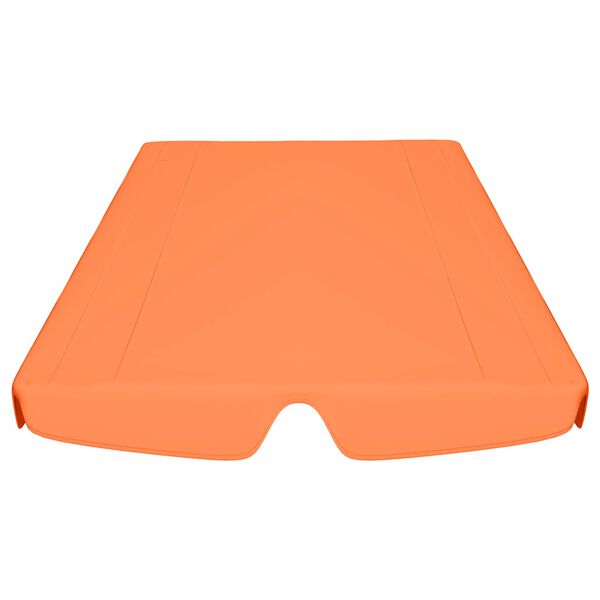 vidaXL Replacement Canopy for Garden Swing Orange 150/130x105/70 cm