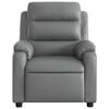 vidaXL Electric Massage Recliner Chair Grey Faux Leather
