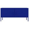 vidaXL TV Cabinet Navy Blue 105x35x50 cm Steel