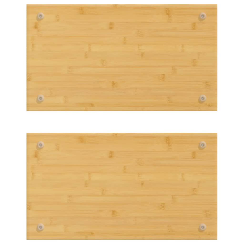 vidaXL Cooker Covers 2 pcs 50x28x1.5 cm Bamboo