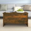 vidaXL Coffee Table Smoked Oak 80x55.5x41.5 cm Engineered Wood
