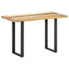 vidaXL Dining Table 120x60x76 cm Solid Reclaimed Wood