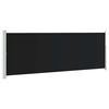vidaXL Retractable Side Awning 160 x 500 cm Black
