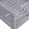 vidaXL Garden Chairs 4 pcs Solid Acacia Wood Grey
