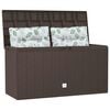 vidaXL Garden Storage Box Brown 114x47x60 cm