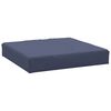 vidaXL Pallet Cushions 2 pcs Navy Blue Fabric