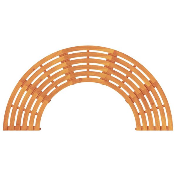 vidaXL Tree Bench Brown 160 x 160 x 45cm Solid Eucalyptus wood
