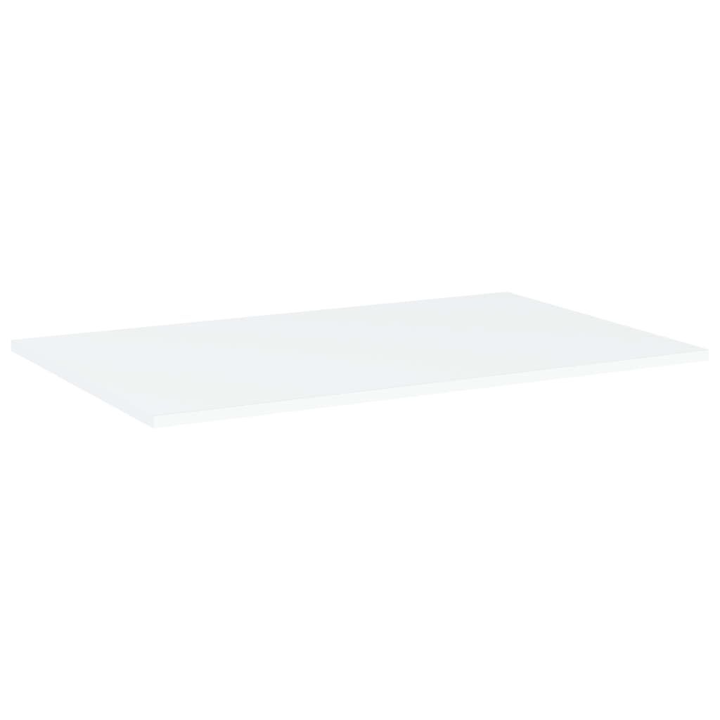 vidaXL Bookshelf Boards 8 pcs White 80x50x1.5 cm Engineered Wood