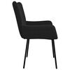 vidaXL Dining Chairs 2 pcs Black Velvet
