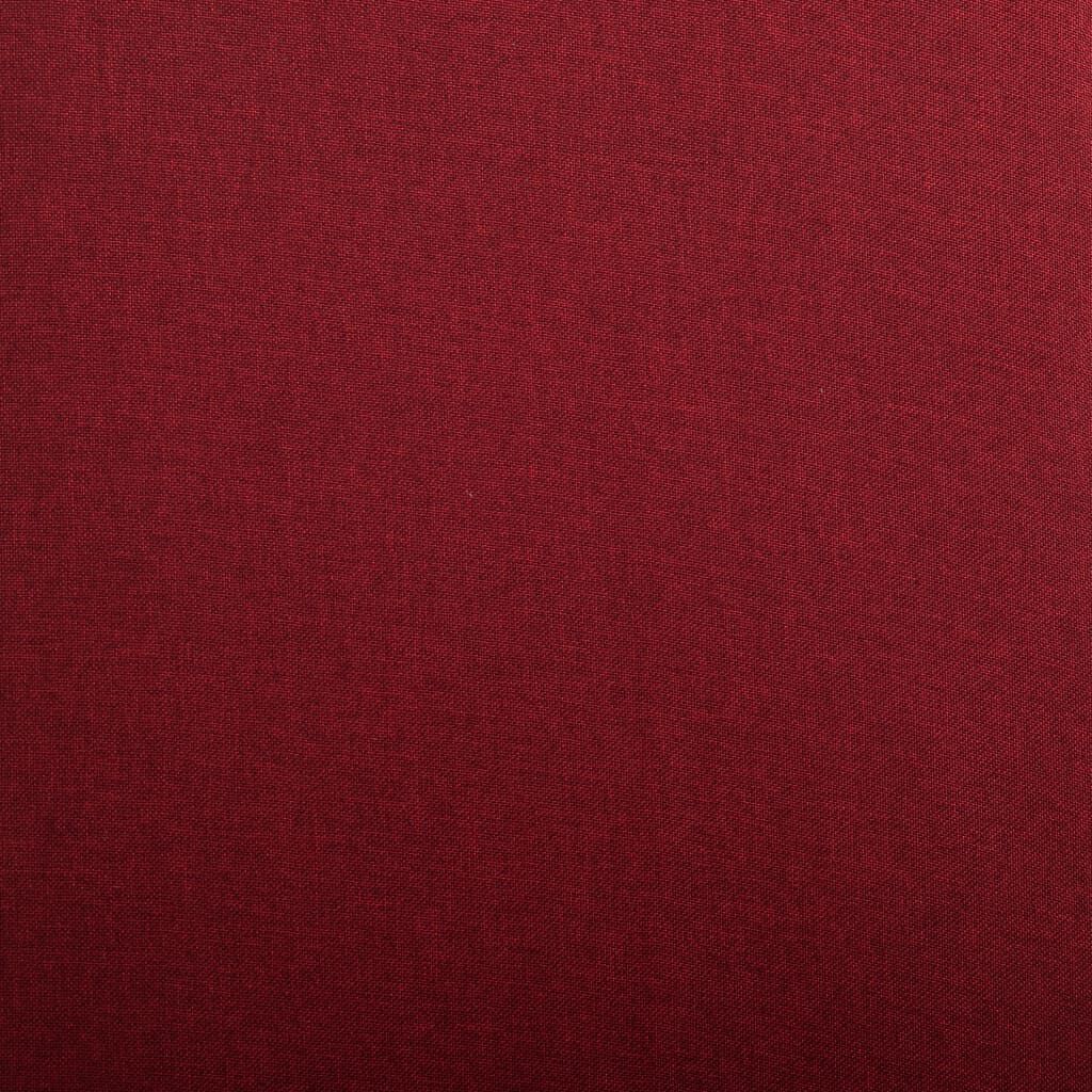 vidaXL Dining Chairs 2 pcs Wine Red Fabric