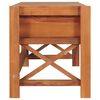 vidaXL TV Cabinet 140x40x45 cm Teak Wood