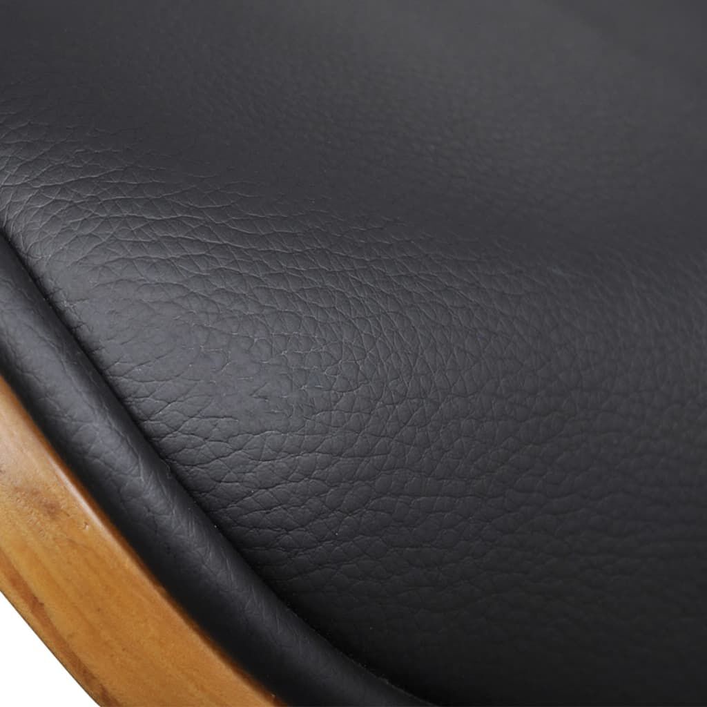 Artificial Leather Dining Chair with Backrest 2 pcs