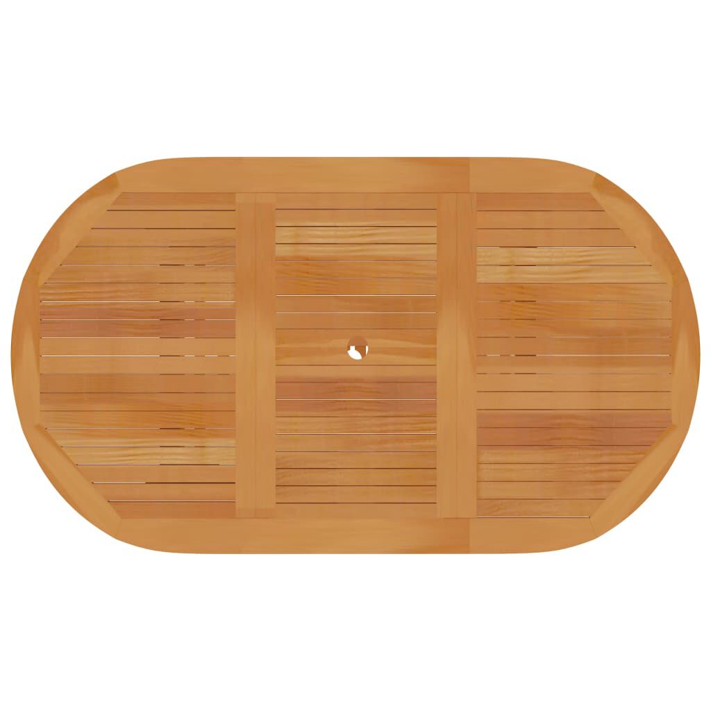 vidaXL Garden Table 150x90x75 cm Solid Teak Wood