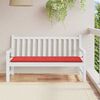 vidaXL Garden Bench Cushion Red 150x50x3 cm Oxford Fabric