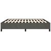 vidaXL Bed Frame without Mattress Dark Grey California King Velvet