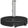 vidaXL Parasol Base Black 45 x 45 x 37.5 cm Granite