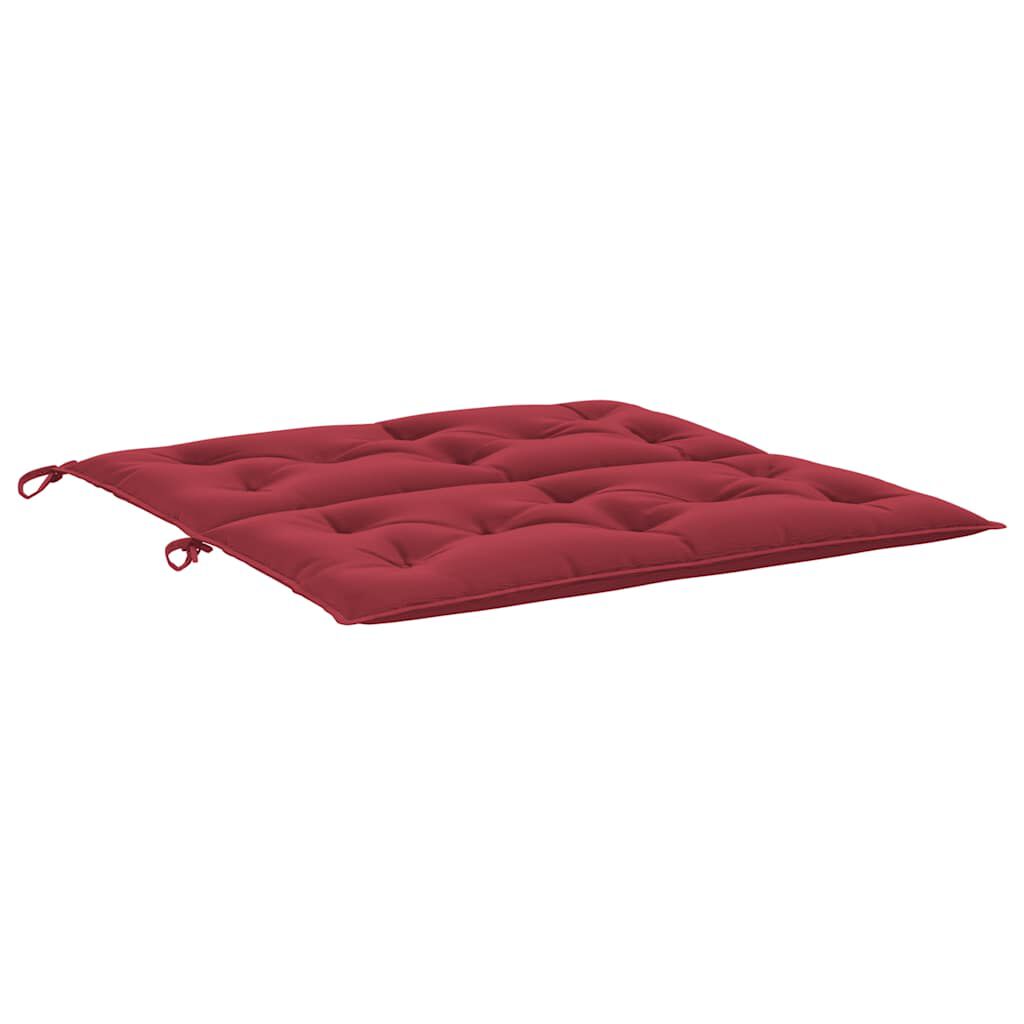 vidaXL Garden Bench Cushion Wine Red 100x(50+50)x7cm Oxford Fabric