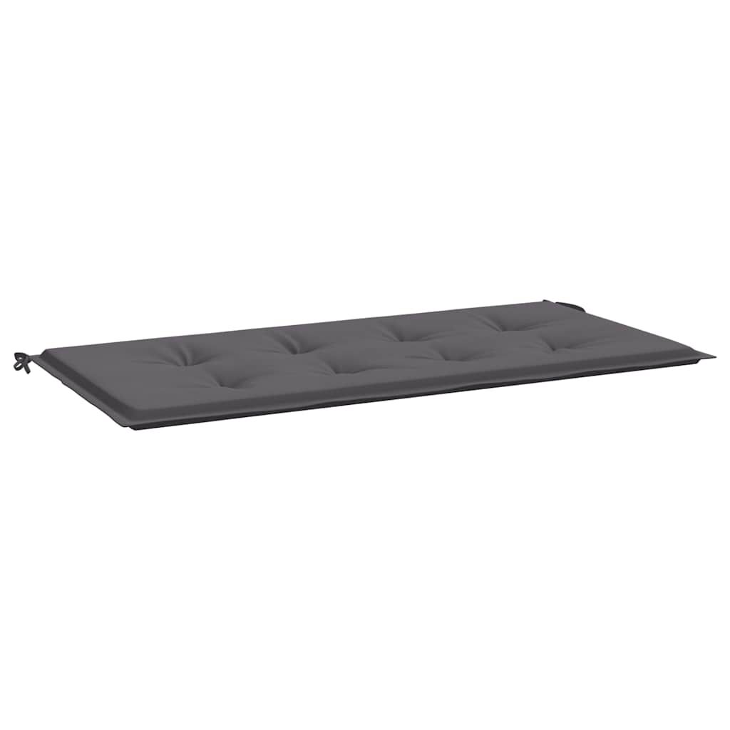 vidaXL Garden Bench Cushion Anthracite 100x50x4 cm Oxford Fabric