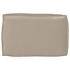 vidaXL Cushion Set 3 pcs Taupe Oxford Fabric