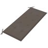 vidaXL Folding Garden Bench with Cushion 118 cm Bamboo