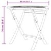 vidaXL 5 Piece Garden Dining Set Solid Wood Teak
