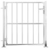 vidaXL Garden Gate 100x95 cm Stainless Steel