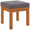 vidaXL 3 Piece Garden Dining Set with Cushions Solid Wood Acacia