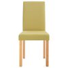 vidaXL Dining Chairs 2 pcs Green Fabric