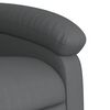 vidaXL Stand up Massage Recliner Chair Grey Faux Leather