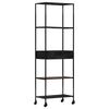 vidaXL Book Cabinet 60x35x180 cm Rough Mango Wood & Iron