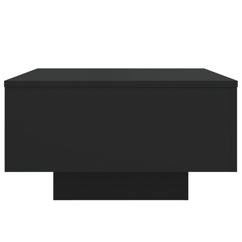 vidaXL Coffee Table Black 55x55x31 cm Engineered Wood