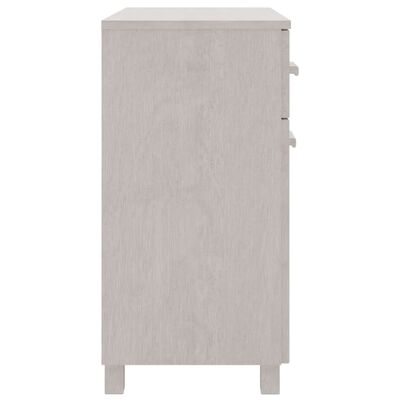 vidaXL Sideboard HAMAR White 79x40x80 cm Solid Wood Pine