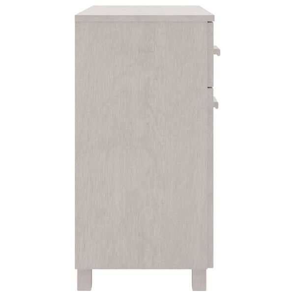 vidaXL Sideboard HAMAR White 79x40x80 cm Solid Wood Pine