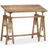 vidaXL Drafting Table Solid Mango Wood 116x50x76 cm