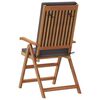 vidaXL Garden Chair 4 pcs Brown and Grey 57 x 71.5 x 104 cm