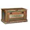 vidaXL Shoe Storage Bench | Multicolour | Solid reclaimed wood | 85 x 40 x 45 cm