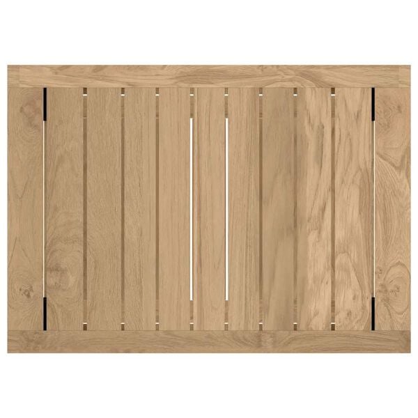 vidaXL Bathroom Side Table 50x35x45 cm Solid Wood Teak