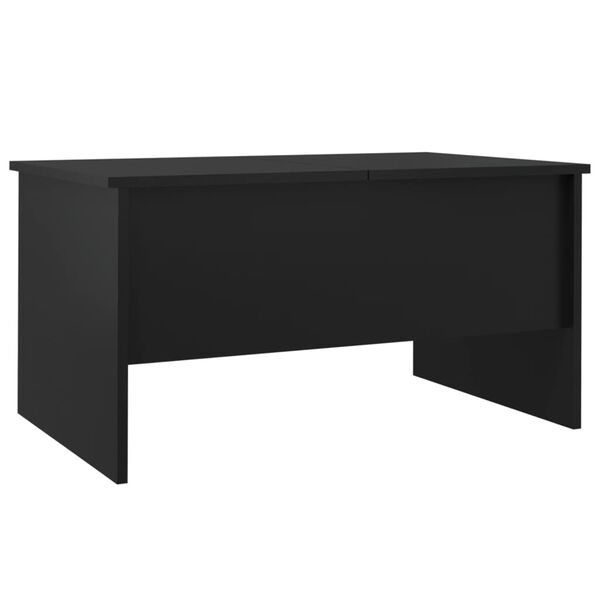 vidaXL Coffee Table Black 80x50x42.5 cm Engineered Wood