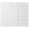 vidaXL Sink Cabinet White 63x30x54 cm Engineered Wood