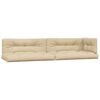 vidaXL 3 Piece Garden Pallet Sofa Set with Cushions Solid Wood Acacia
